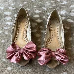 Sam Edelman peep toe flats